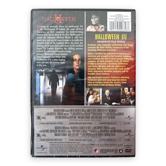 HALLOWEEN ll & HALLOWEEN lll Season of The Witch Movie (DVD) New FACTORY SEALED - Picture 3 of 9